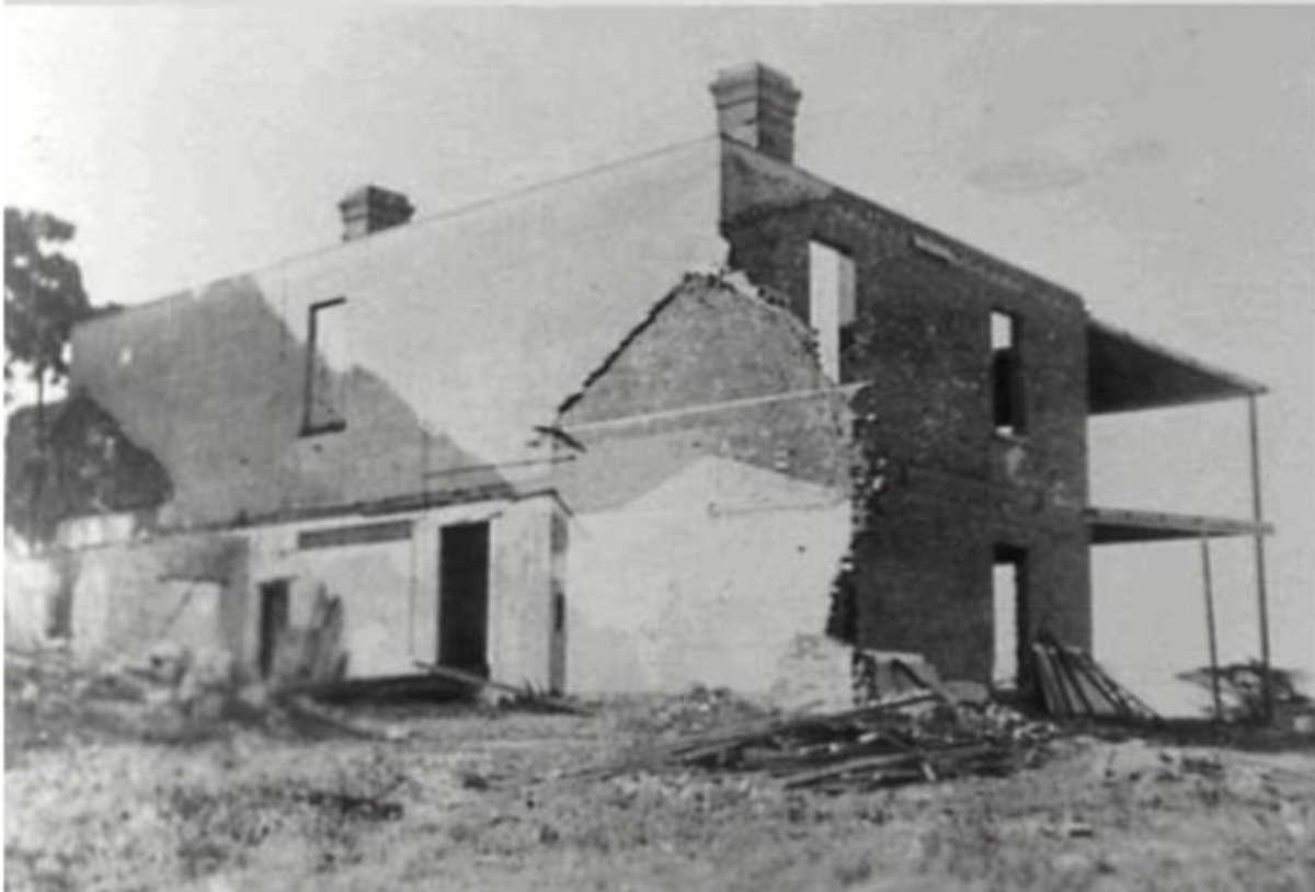 Ruins of an old house