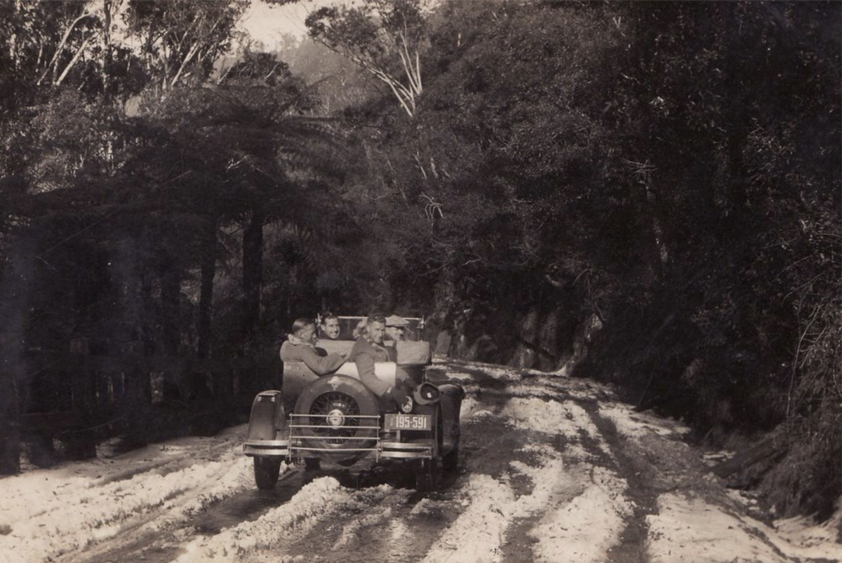 A frosty joyride down Bulli Pass in 1932.