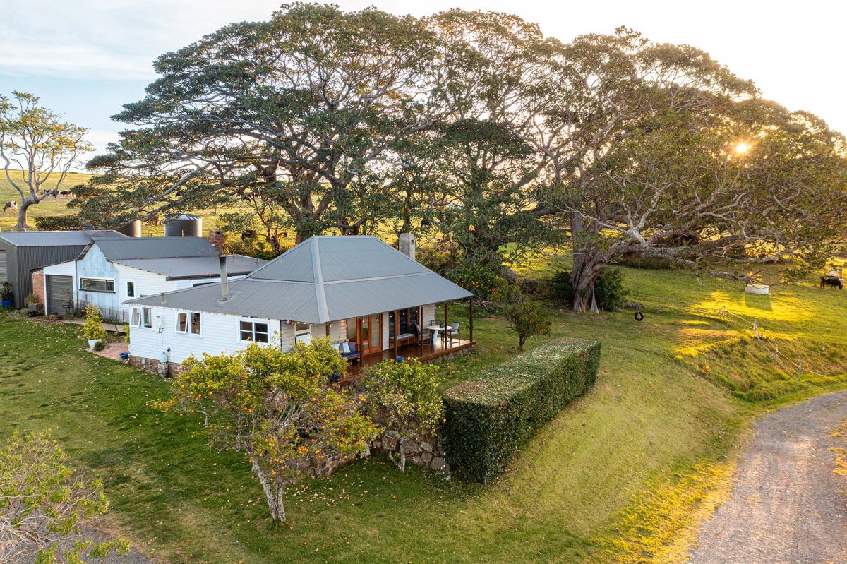 drone still of house