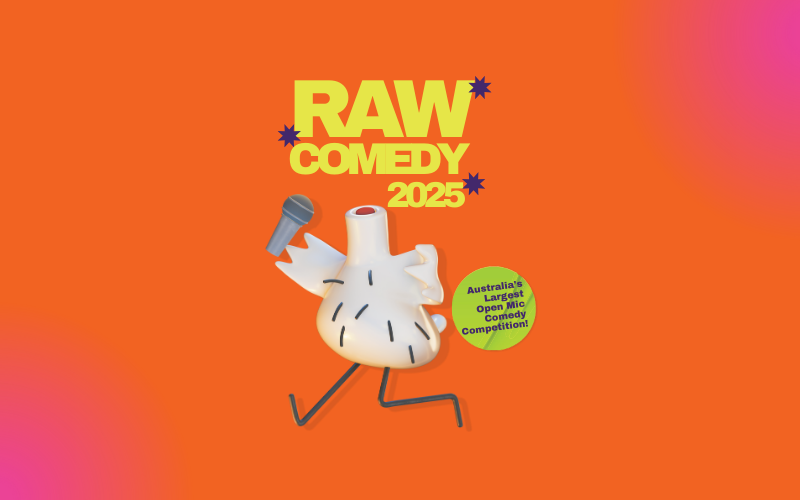 Banner for RAW Comedy 2025