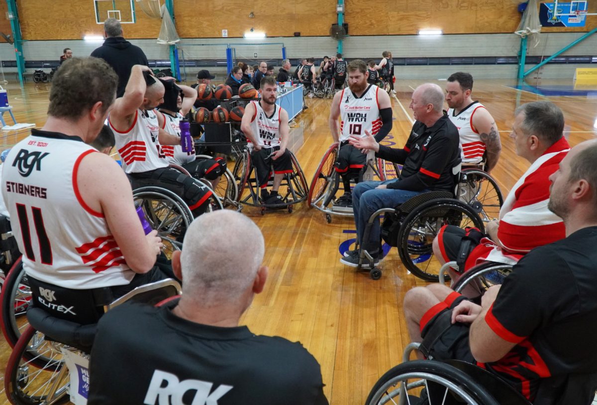 Brendan Dowler with Roller Hawks