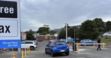 The boom gates are up and Thirroul Plaza car park is now under management