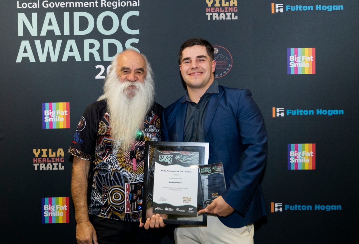 Kealan Blattner NAIDOC Award