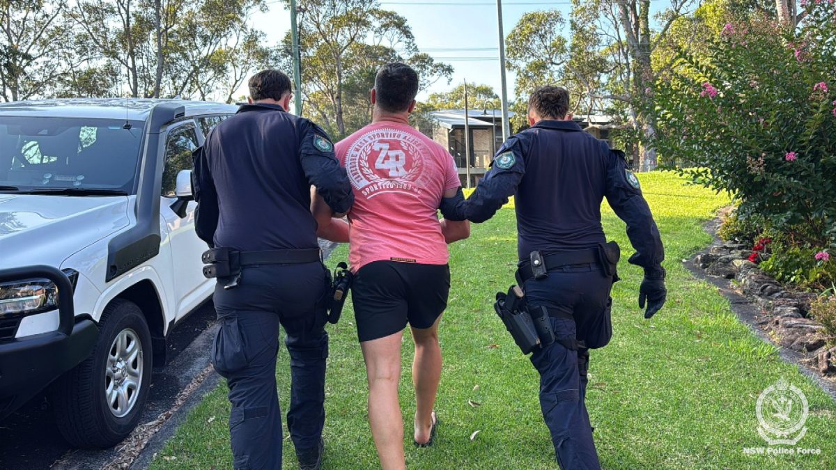 Police arrested a 50-year-old man in Cordeaux Heights after they allegedly found a stash of cash, drugs and nunchaku. 