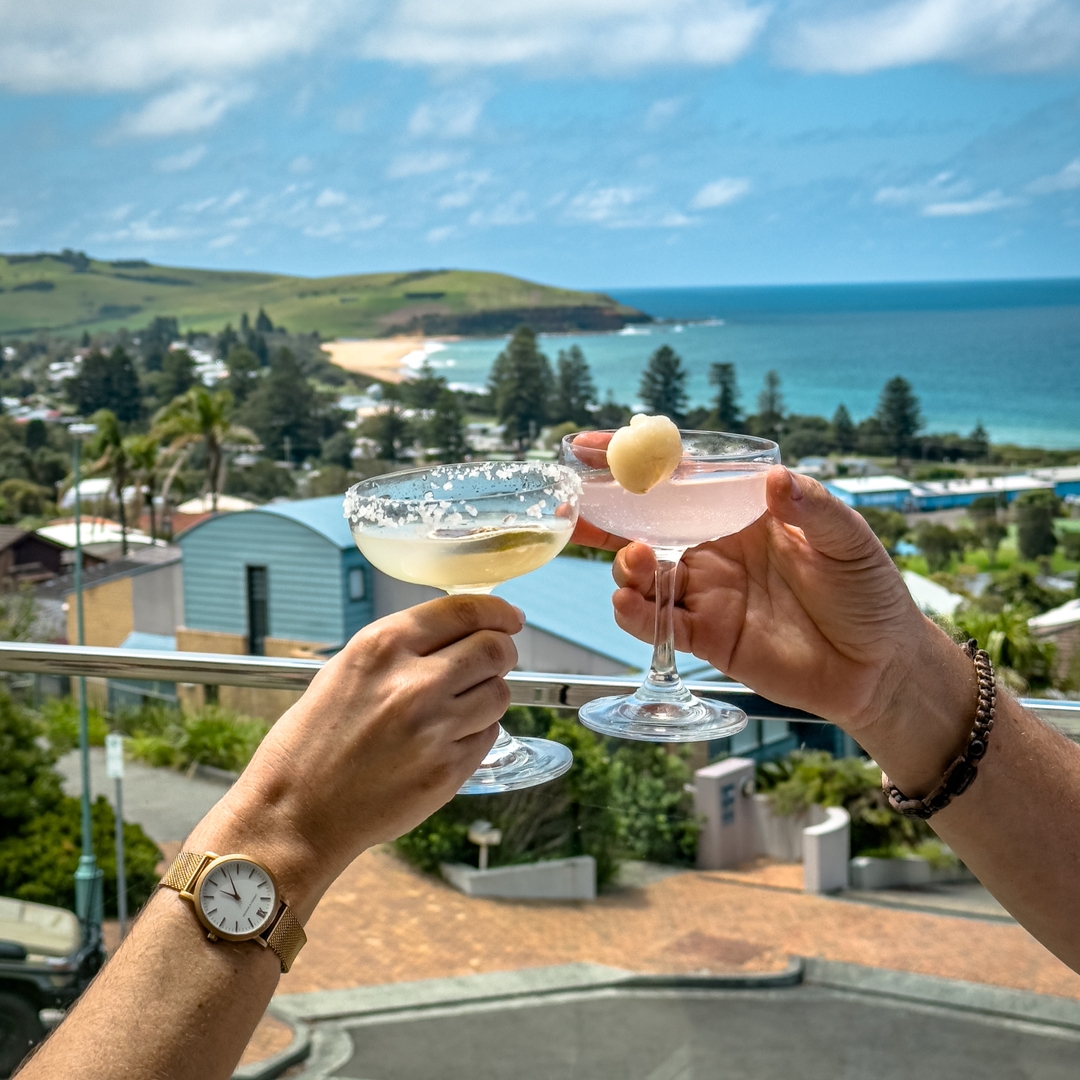 Hill Bar and Kitchen at Gerringong is a top spot to enjoy happy hour with mates.