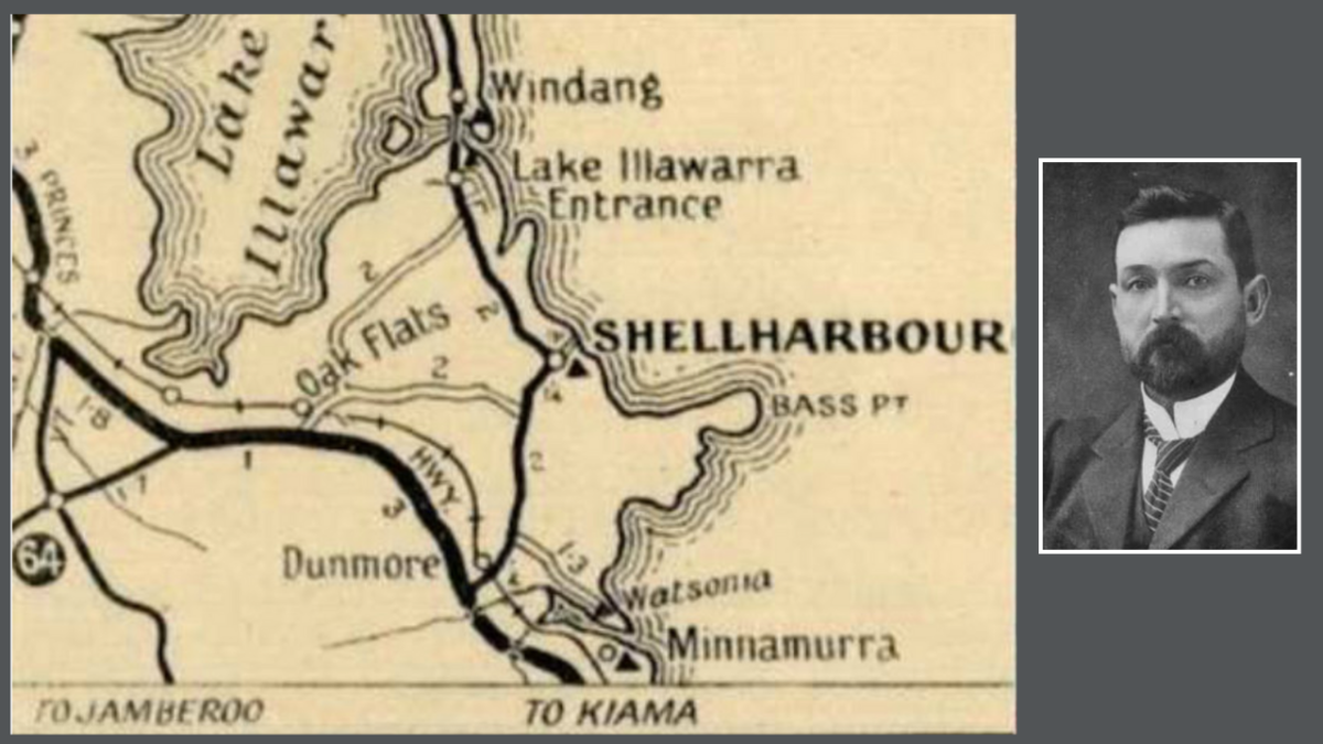 A 1940s NRMA map showing Watsonia and inset, John Watson.