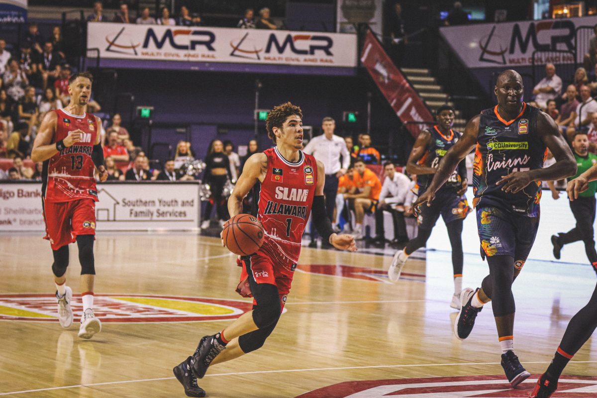 Joel’s pic of NBA superstar Lamelo Ball during his season with the Hawks in 2019