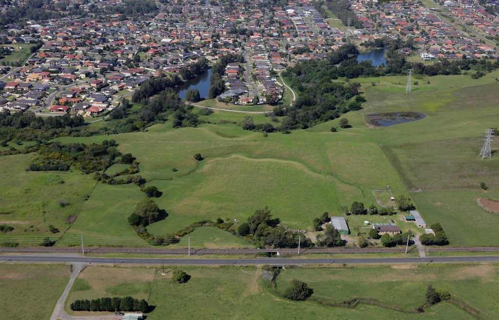 A slither of the 3000 hectares at West Dapto slated for development.