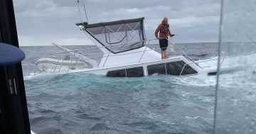 Close call for skipper off Port Kembla