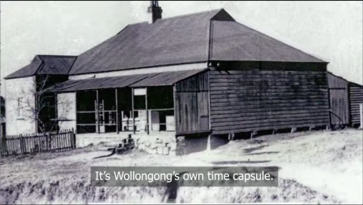 A still from the fabulous video <em>Kembla Heights: a rare historic mining village</em>.