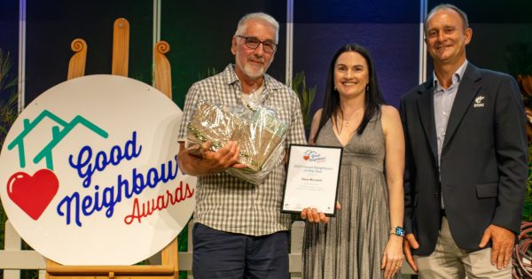 Meet the ‘great Aussie bloke’ named Shellharbour’s top neighbour for his quiet acts of kindness