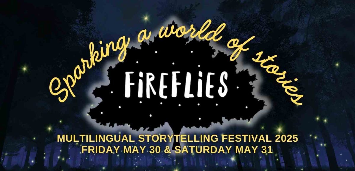 Banner for Fireflies Multilingual Storytelling Festival