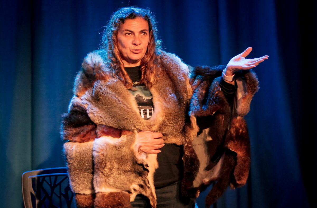 Performer at Fireflies Multilingual Storytelling Festival