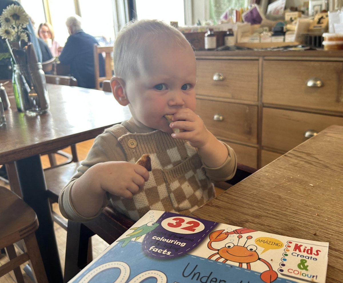 Toddler eating
