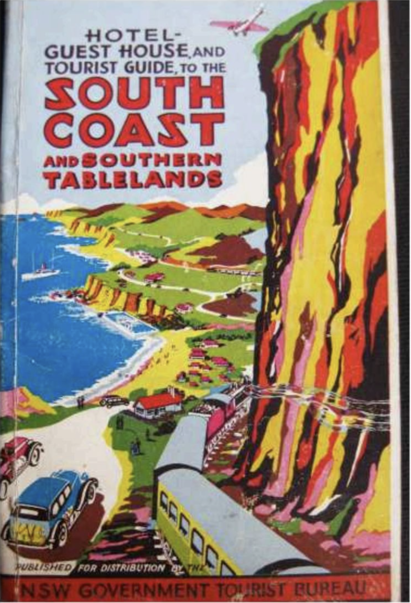 Colourful tourist brochure