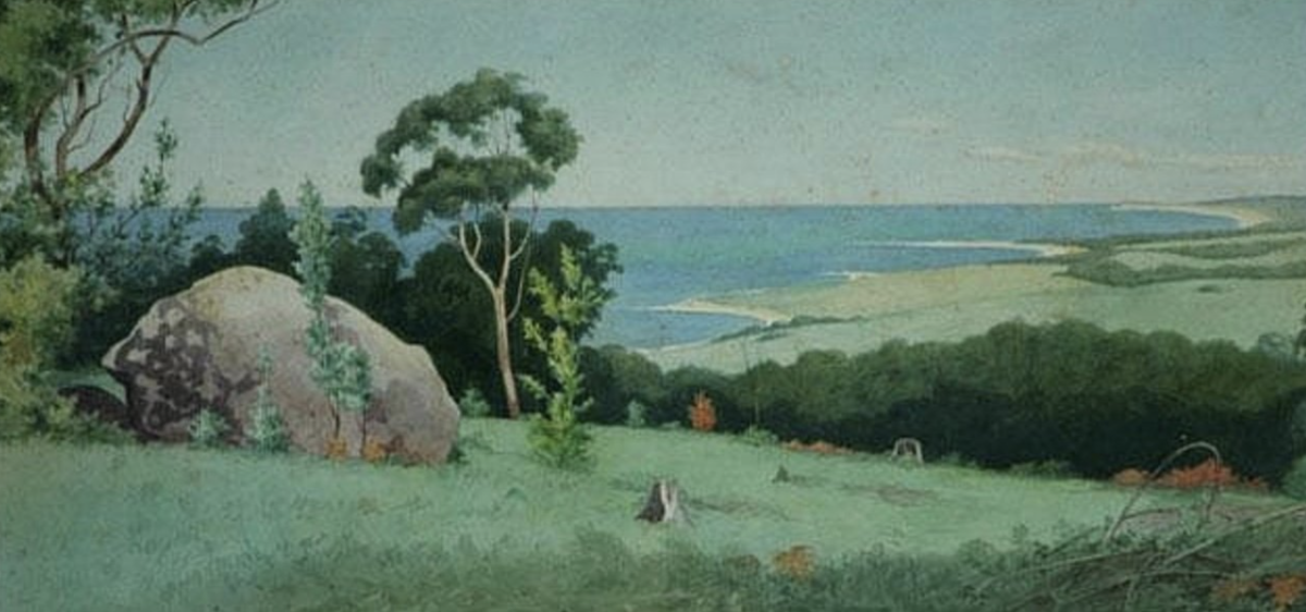 Painting of a farm