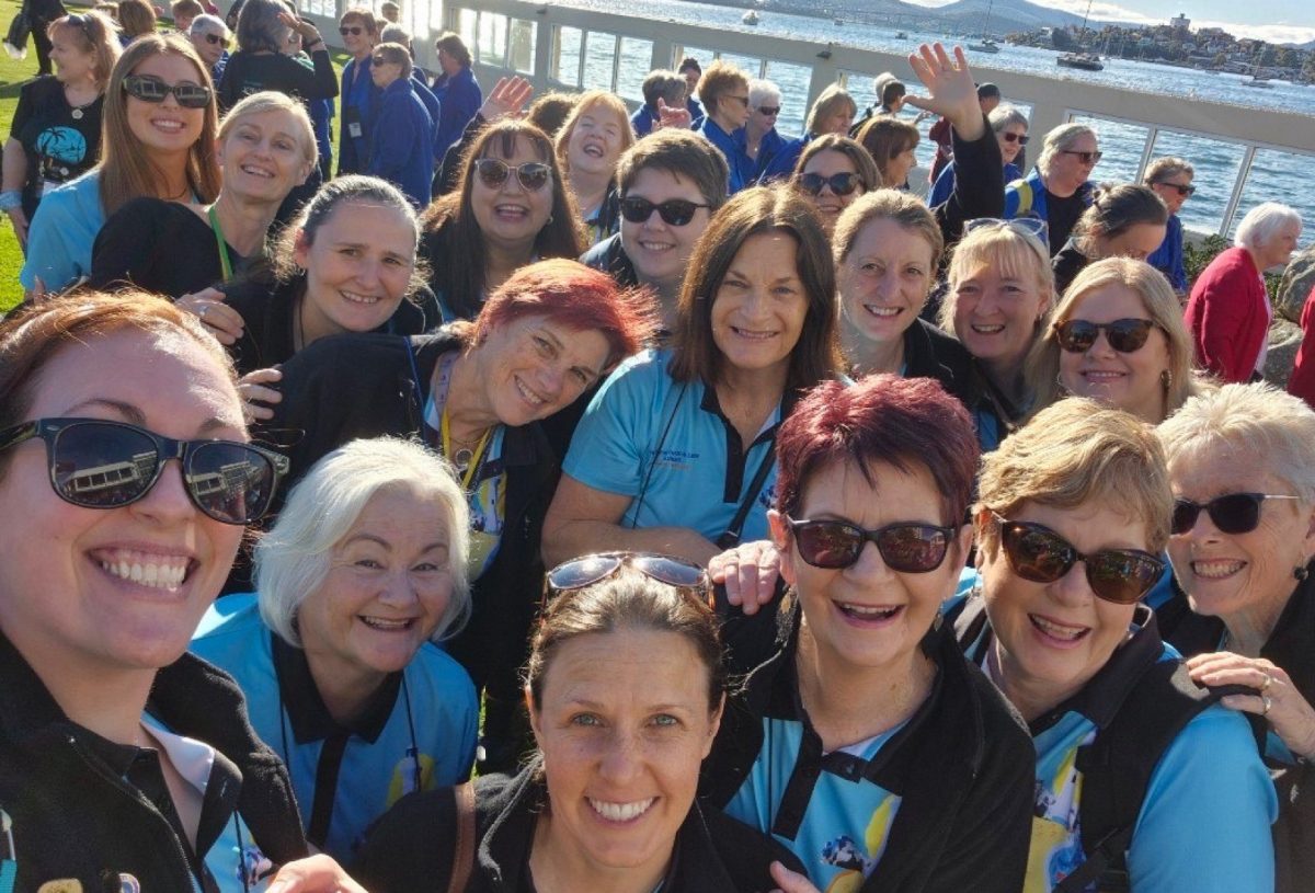 Wollongong Harmony Chorus in Hobart