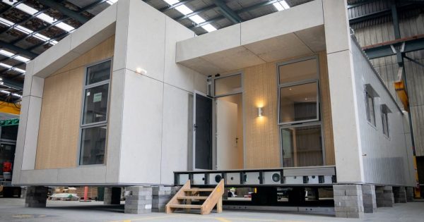New-look social housing built in a Sydney factory will soon provide homes in the Illawarra