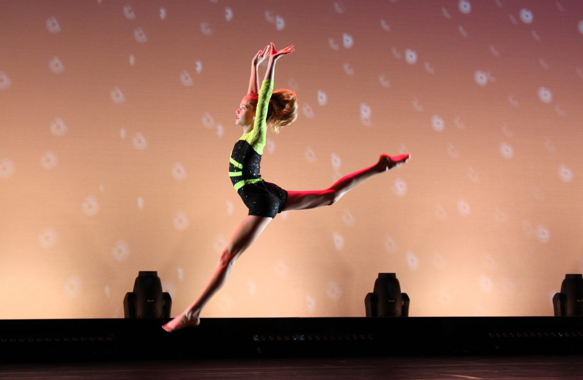 Students performing at South Coast Dance Festival