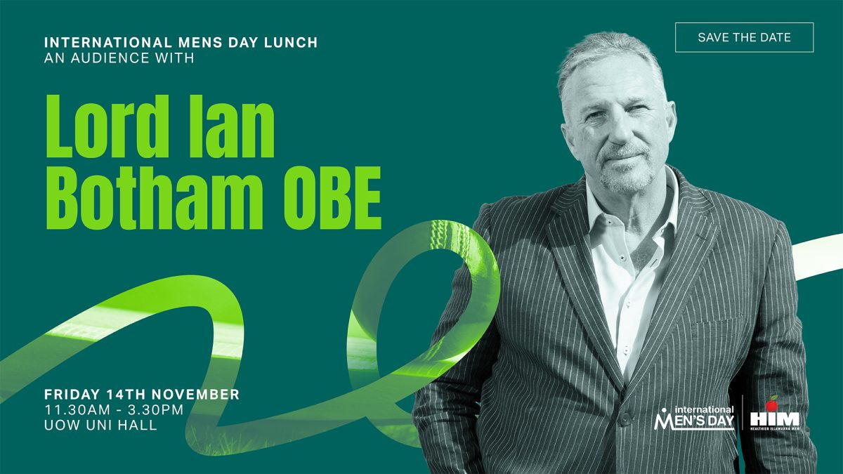 Ian Botham HIM lunch flyer