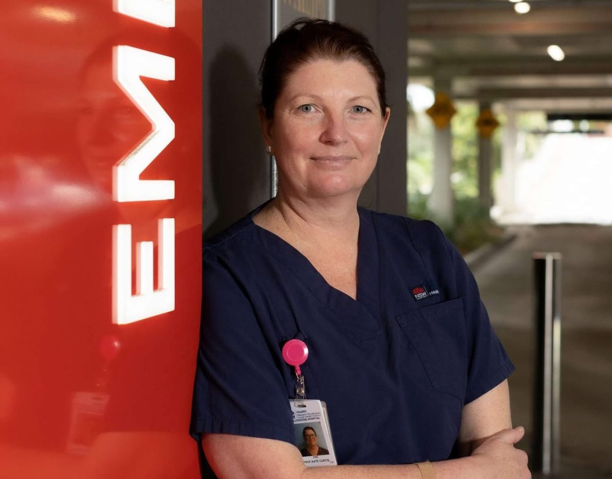 Professor Kate Curtis in the emergency department