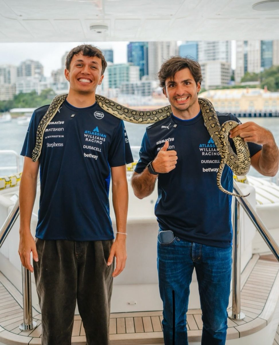 F1 Stars Alex Albon and Carlos Sainz