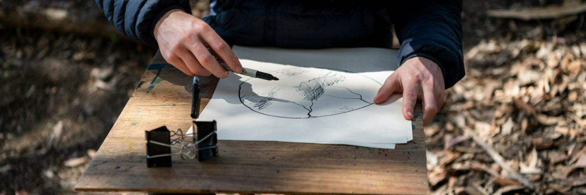 Person sketching
