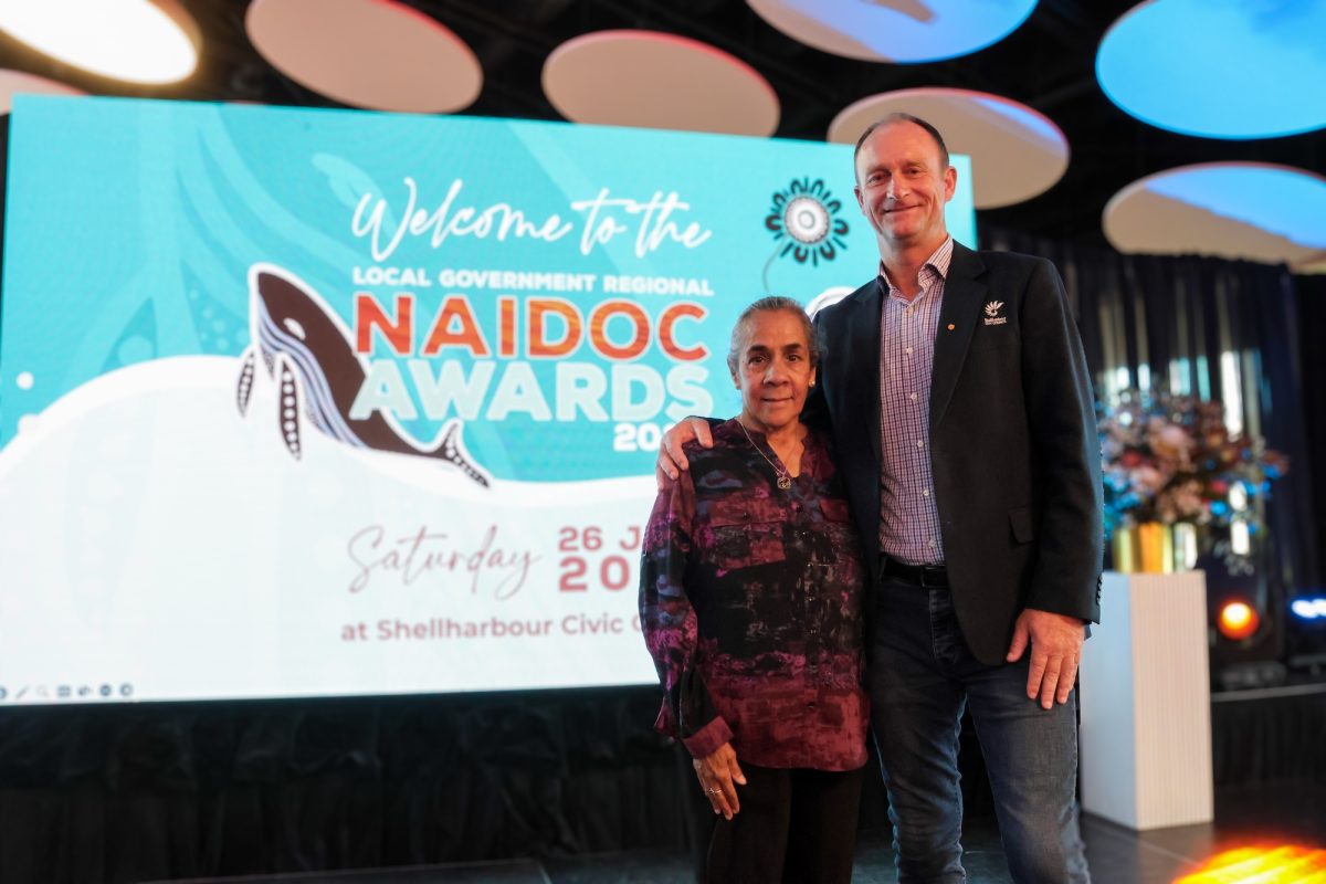 Aunty Lindy Lawler Mayor Chris Homer
