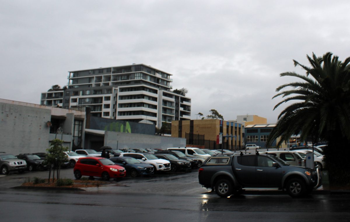 The site of Wollongong's new permanent bus layover on Atchison Street.