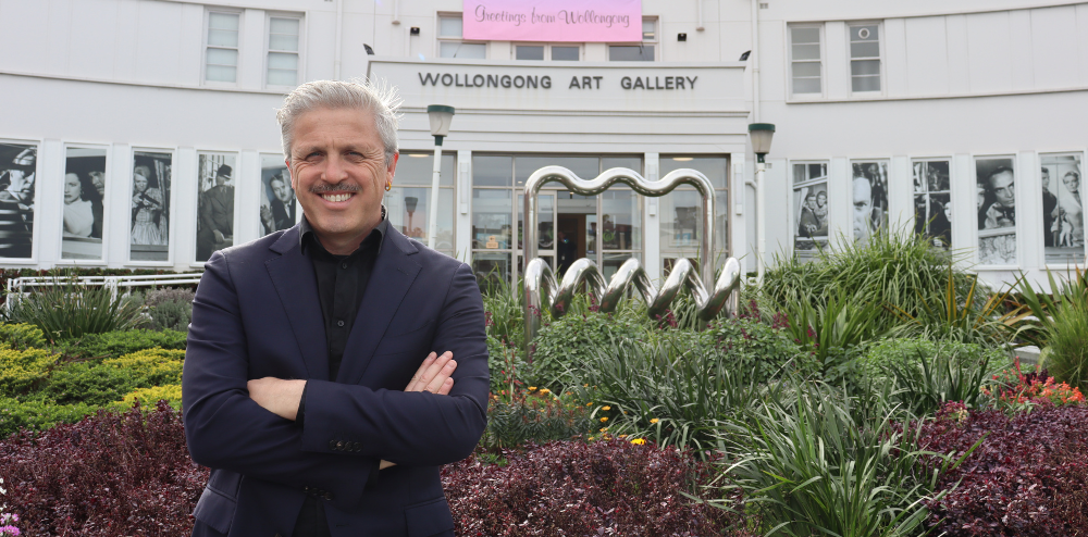 Wollongong Art Gallery Director Daniel Mudie Cunningham