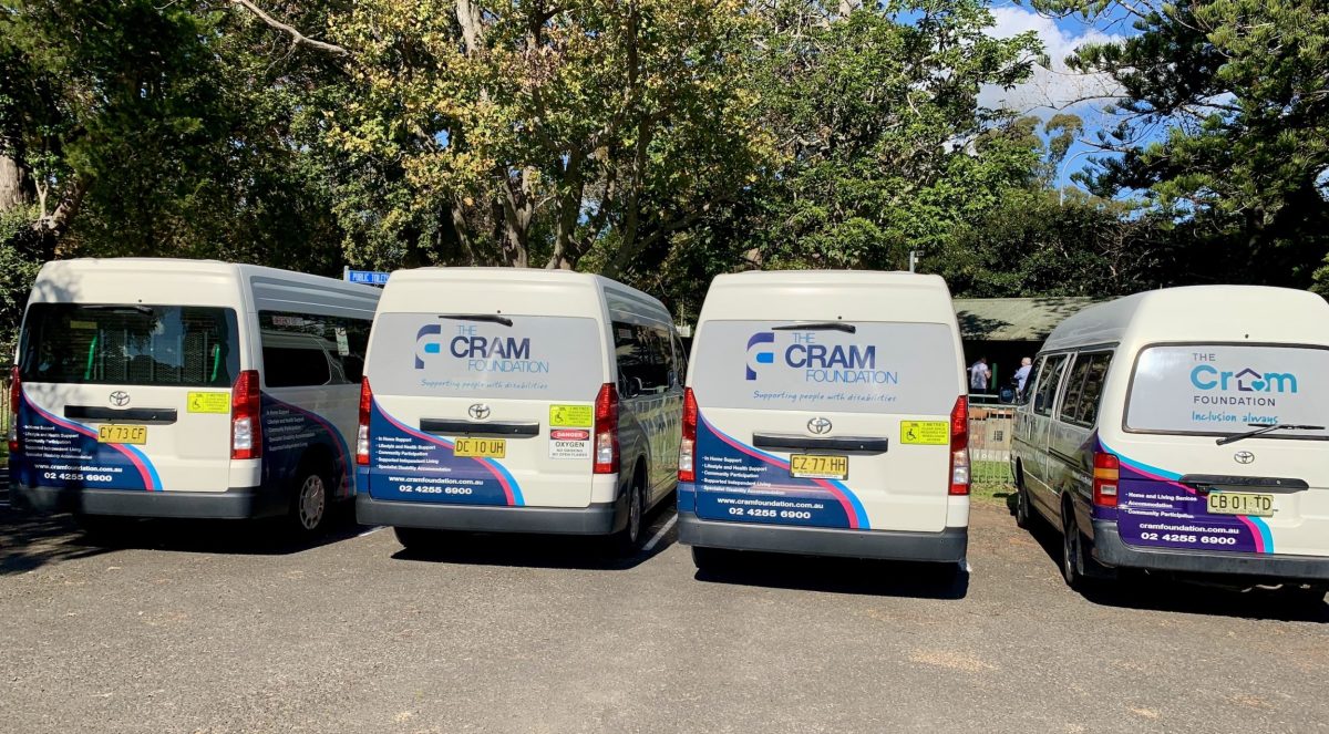 Cram Foundation transport vehicles 