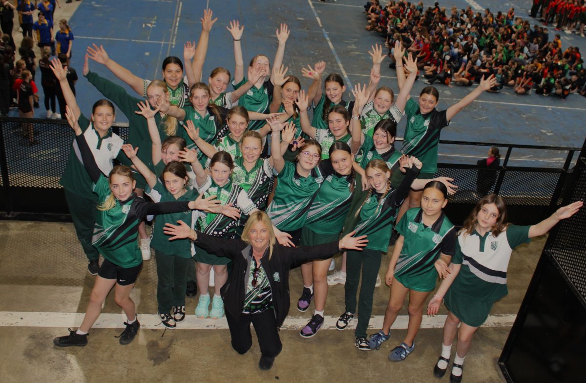 Albion Park Public School with teacher Sandra Reilly