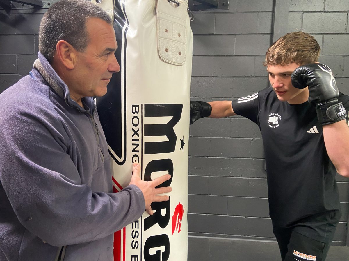Vito Gaudiosi coaches Rainer Schilder