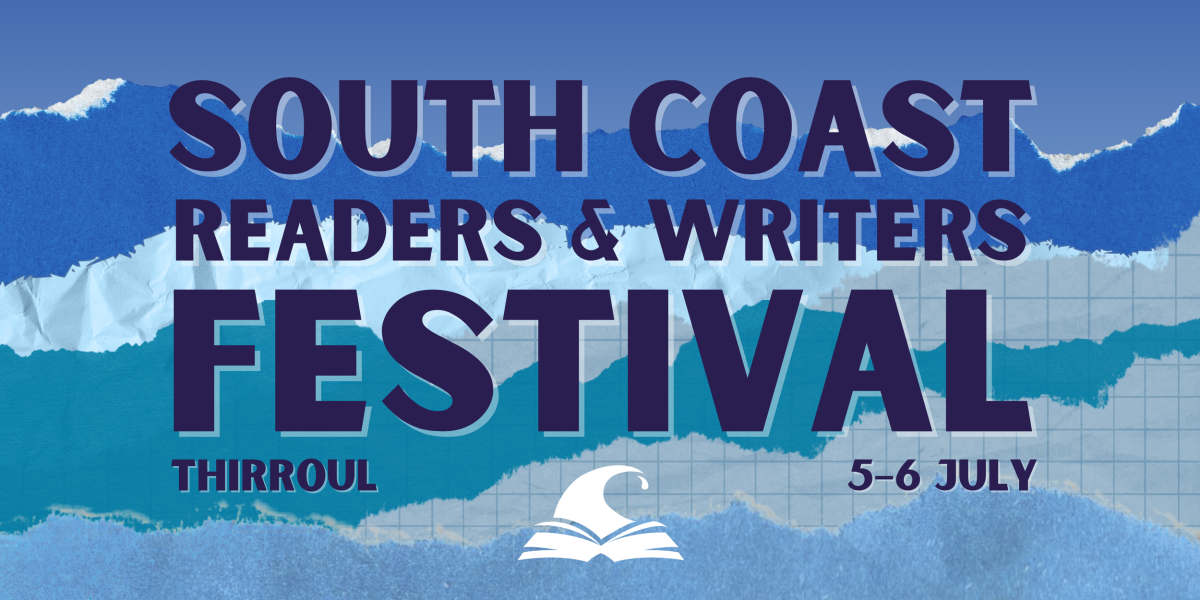 Banner for South Coast Readers and Writers Festival