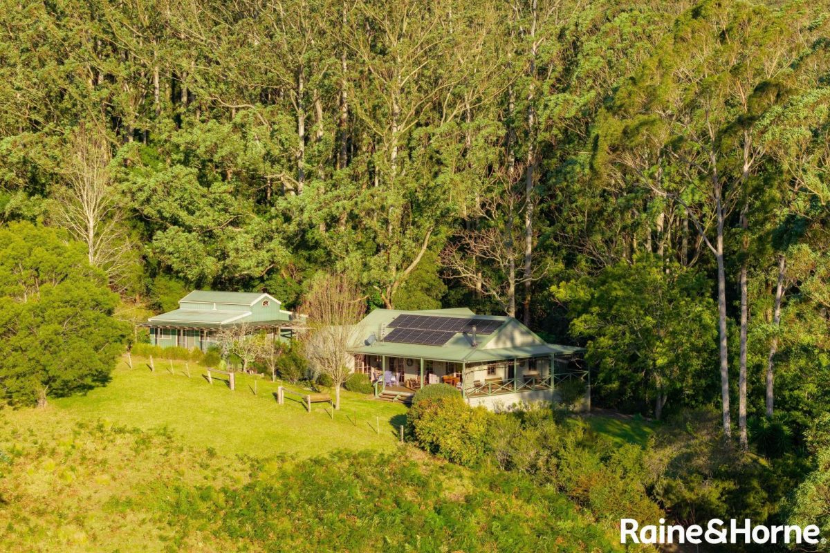 House in bush setting