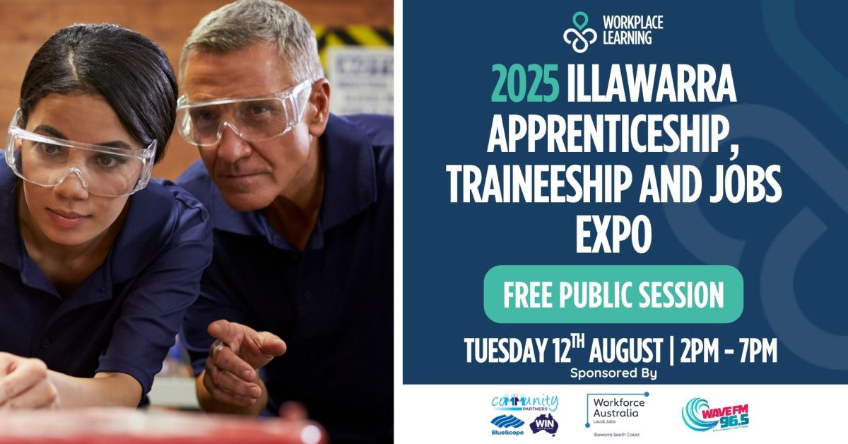 Banner for 2025 Illawarra Apprenticeship Expo