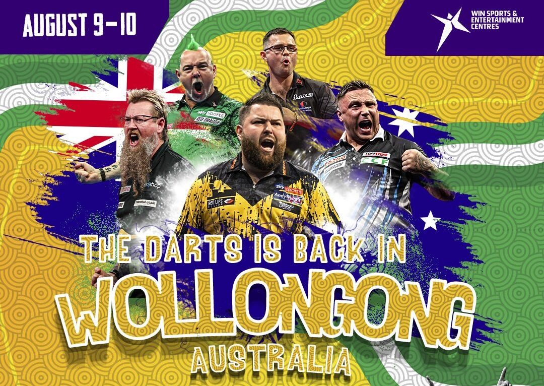 Banner for Darts Masters event