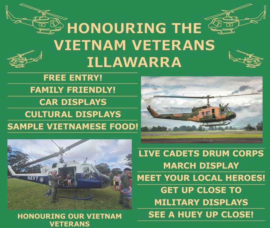 Flyer for helicopter event