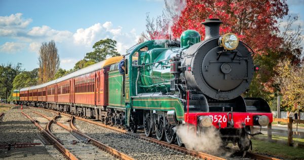 Historic locomotive steams into the Shoalhaven for a trip back in time
