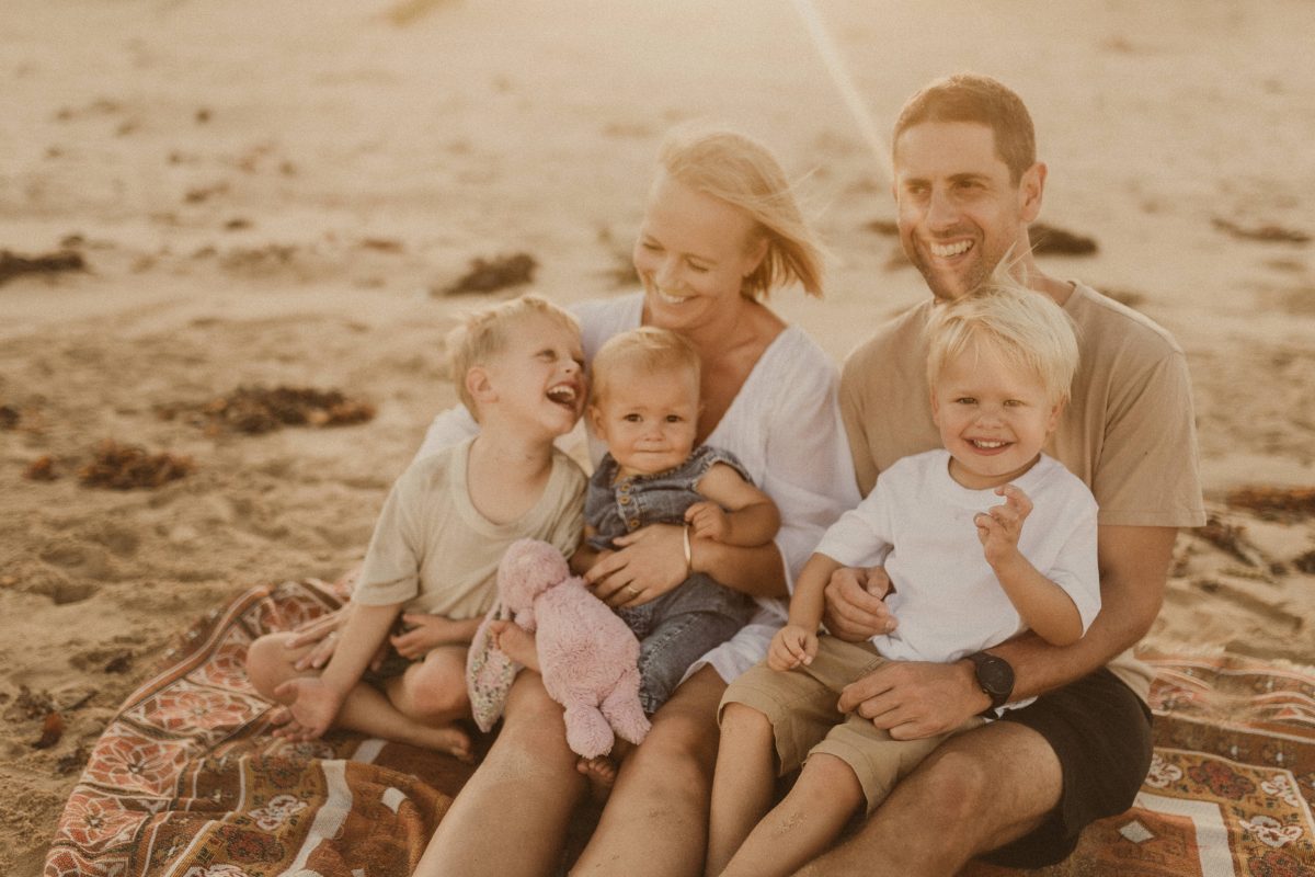 Rachel Phillips and her family.