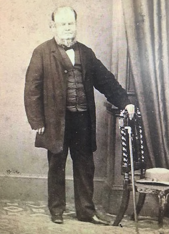 A portrait of Haworth in his older years.