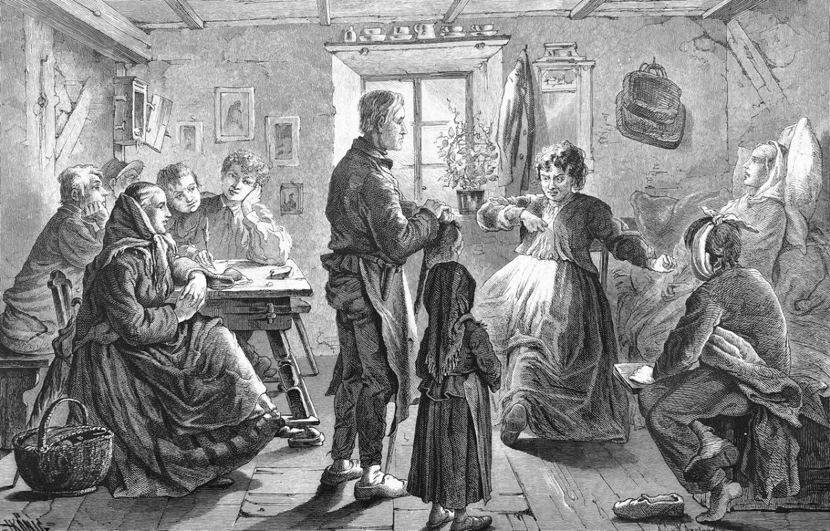 Doctor treating patients