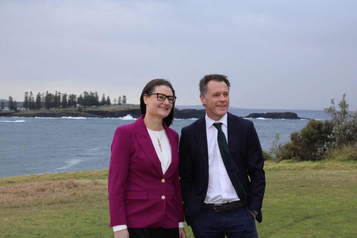 Katelin McInerney and Premier Chris Minns