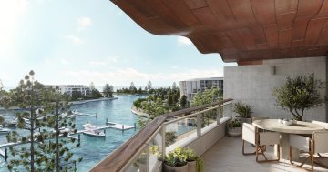 Shell Cove’s skyline grows as Vela Apartments celebrates topping out ceremony