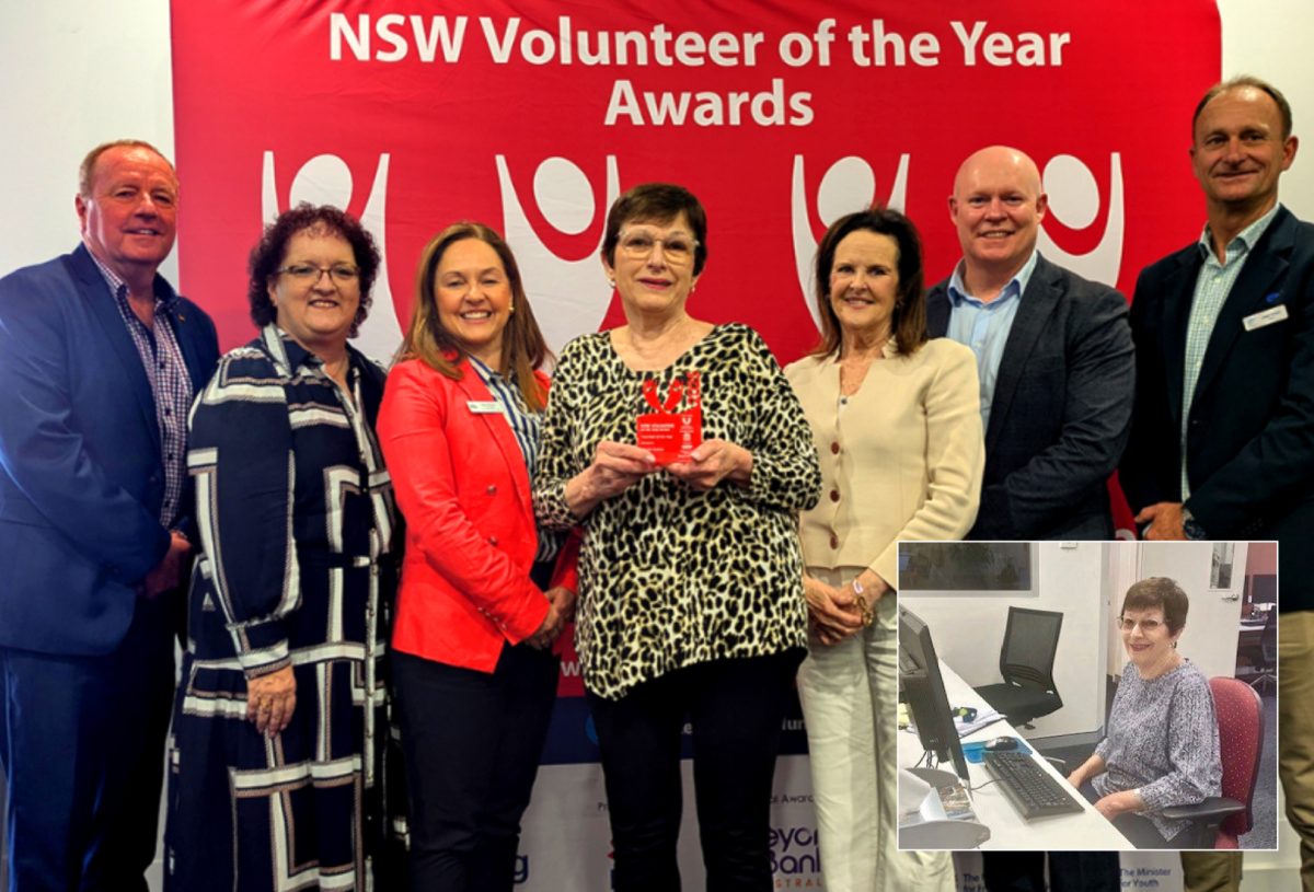 2025 Illawarra Volunteer of the year Gloria Rohov