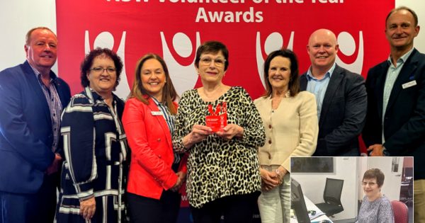 Gloria Rohov named Illawarra Volunteer of the Year for bringing hope to those in need