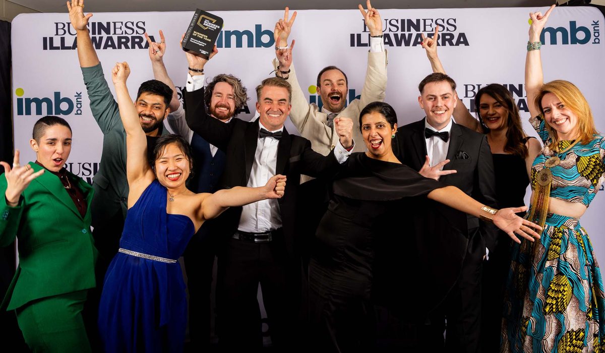 Awardees at IMB Bank 2025 Business Illawarra Awards