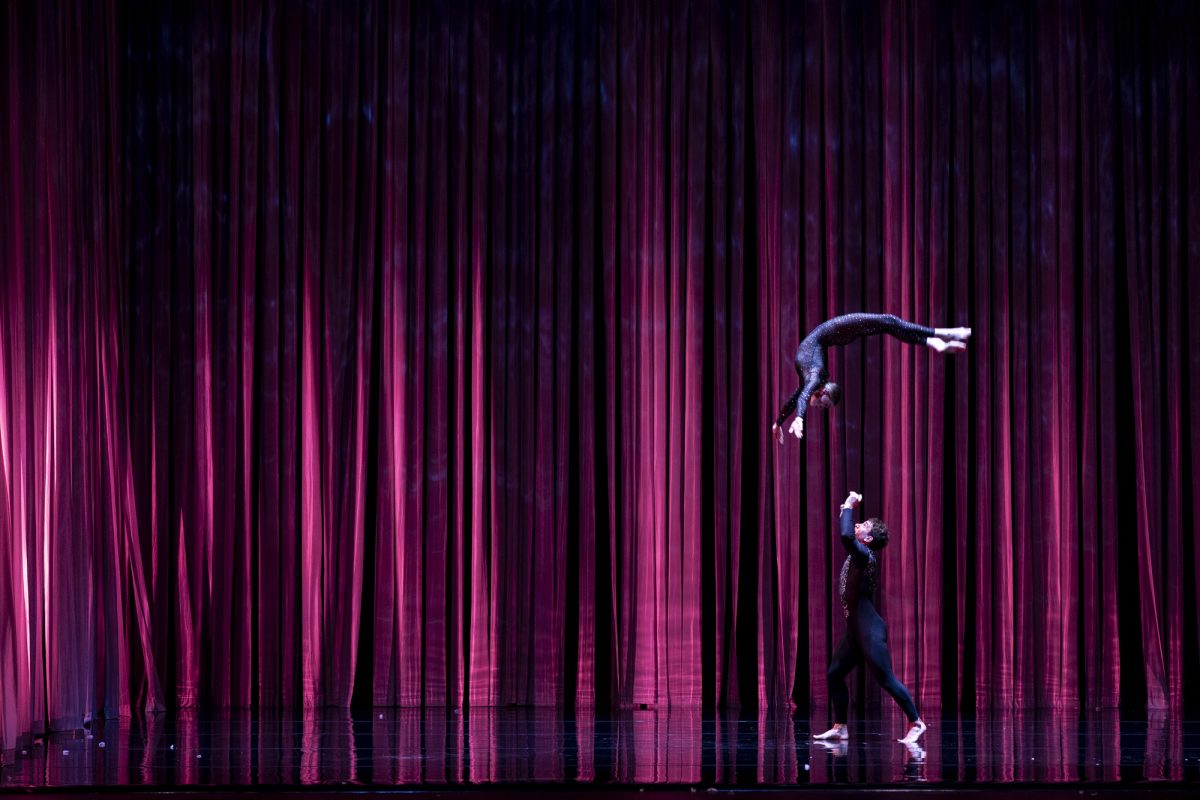 Acrobatics on stage