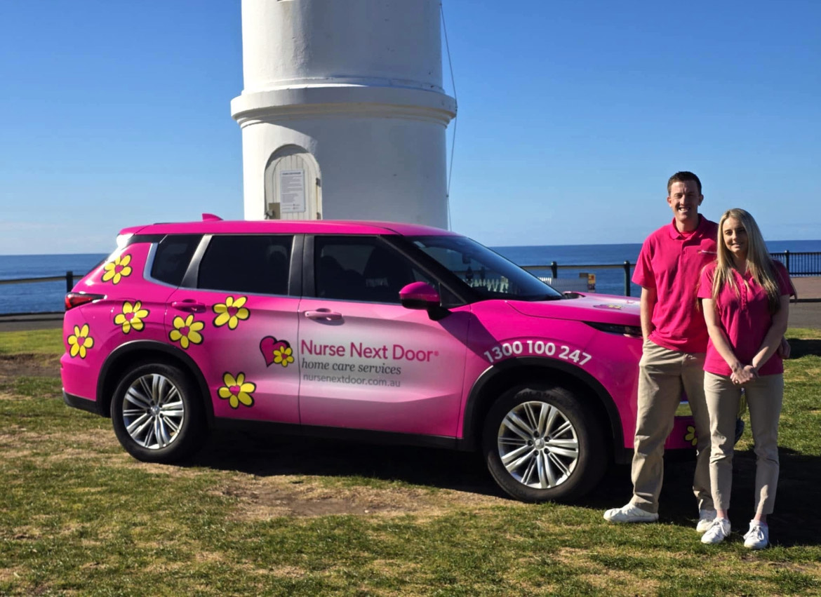 Michael and Rebecca from Nurse Next Door Kiama