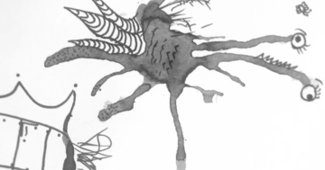 Ink Blown Drawings - School Holiday Program